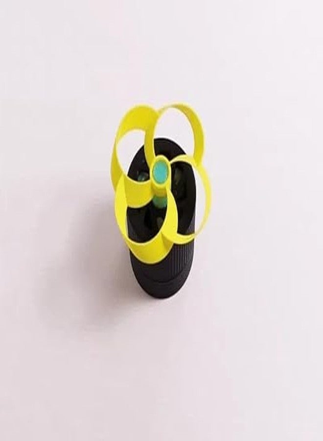 Beoals Flying Disc Toy, Yellow and Blue, Indoor Outdoor Play - Image 3